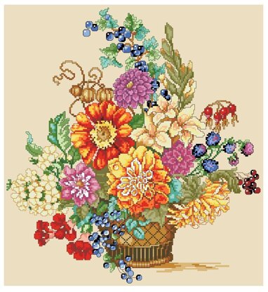 Fall Foral Bouquet - PDF