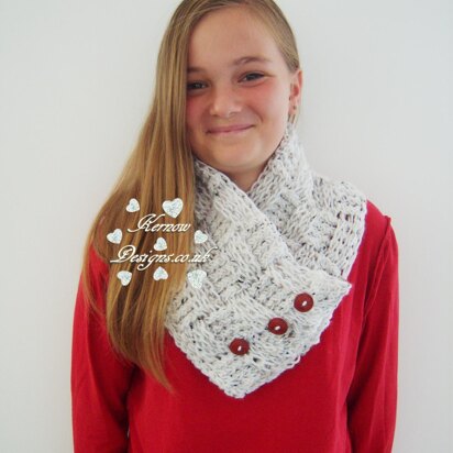 Basket Weave Collar Scarf