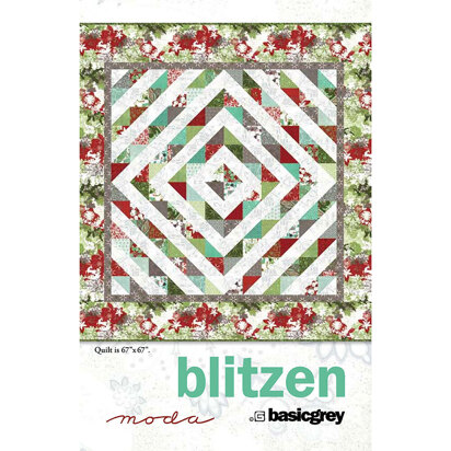 Moda Fabrics Blitzen Quilt - Downloadable PDF