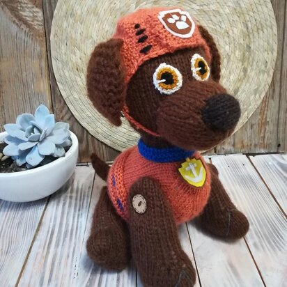 Knitted Z U M A (PAW Patrol)