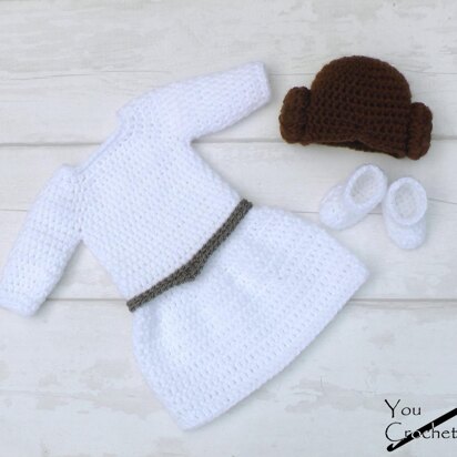 Princess Leia Dress Set