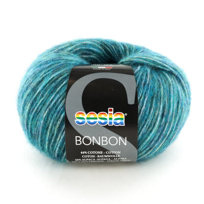 50g Large Yarn Bonbons, Blue