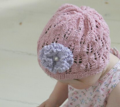 Carnation summer lace hat