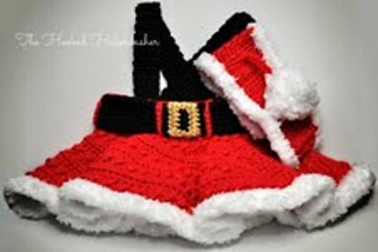 Missy Claus Skirt & Headband 12-122A