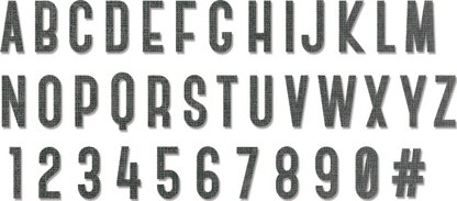 Sizzix XL Alphabet Die by Tim Holtz - Society