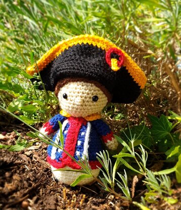 Napoleon Bonaparte Amigurumi crochet iconic people France emperor