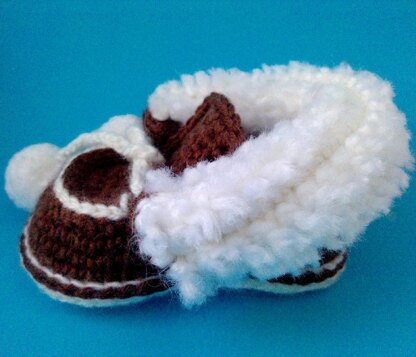 Winter Baby Moccasins