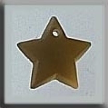 Mill Hill Bead MH12167 - Medium Star Matte Light Topaz