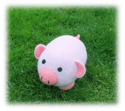 Piggy Doorstop Crochet Pattern