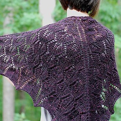 Flourish: A Knitted Triangle Shawl