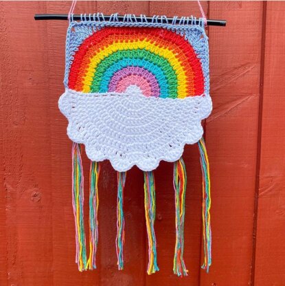 Rainbow Rounds Wall Hanging