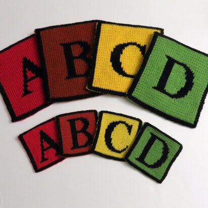 Alphabet Coasters & Potholders