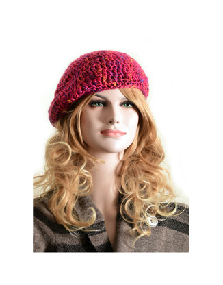 Olena crochet beret