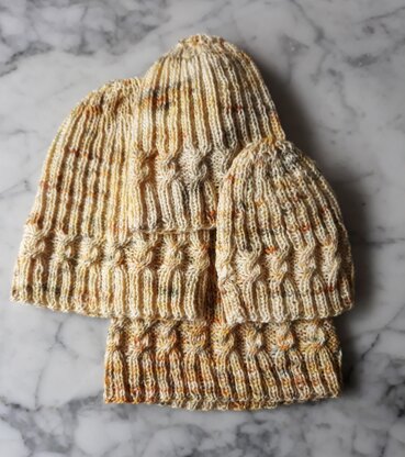 Simple Cable Sock Beanie