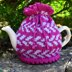 Boysenberry Fair Isle 2 Cup Teapot Cosy Knitting Pattern