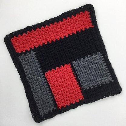 Color Block Washcloth