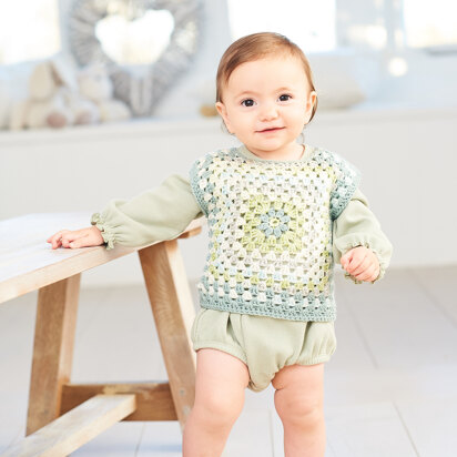 Crochet Tops & Blankets in Stylecraft Bambino DK and Bambino Prints DK - 10065 - PDF