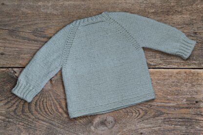 Piglet Knit kids raglan pullover