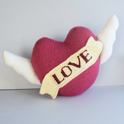 Large Heart Tattoo Cushion