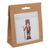 Trimits Mini Counted Cross Stitch Kit: Nutcracker Cross Stitch Kit - 13 x 13cm