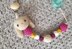 Sweet Bunny amigurumi doll lovey pacifier clip baby teether small baby children plush