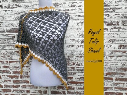 Royal Tulip shawl