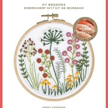 Field of Flowers Embroidery Kit –