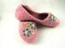 Ladies House Slippers Felted Knit Pattern
