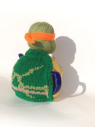 Teenage Mutant Ninja Turtles Tea Cosy Knitting Pattern