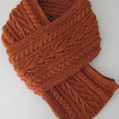 Aran Seaweed Scarf