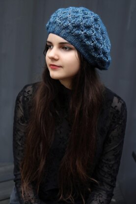 Fern Beret Knitting Pattern