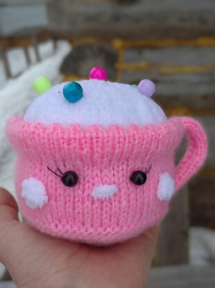 Cup knitting pattern