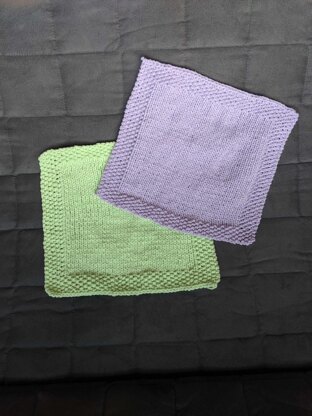 Simple Dishcloth with Border