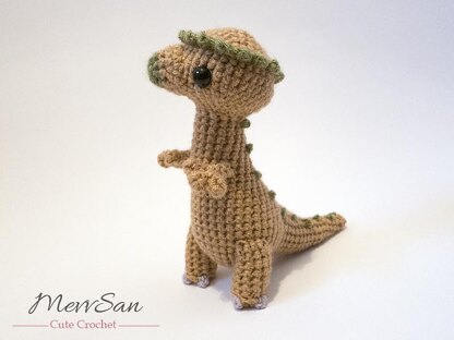 Amigurumi Pachycephalosaurus Dinosaur