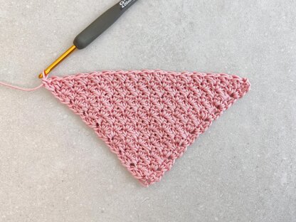 C2C Suzette Stitch Washcloth