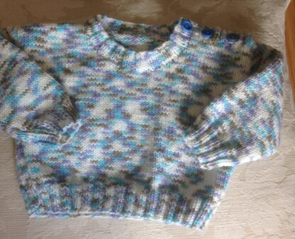 Boys multi coloured jumper