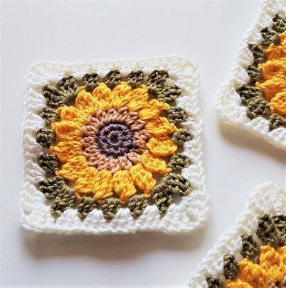 Sunflower Granny Square