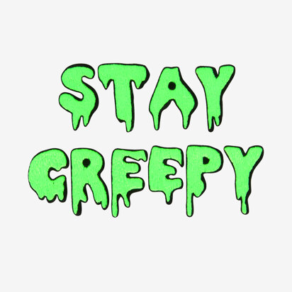 DMC Stay Creepy - PAT0798 - Downloadable PDF