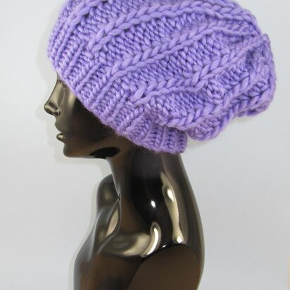 Super Chunky Fishermans Rib Slouch Hat