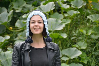 Light Blue Flower Hat