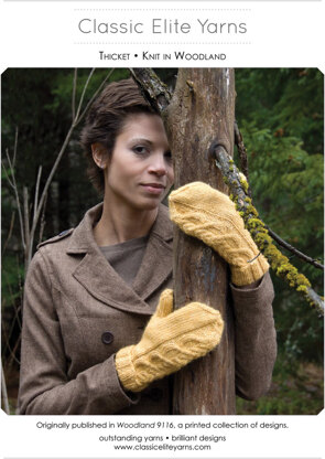 Thicket Mittens in Classic Elite Yarns Woodland