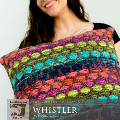 Whistler Pillow in Juniper Moon Moonshine and Moonshine Trios - J8-08 - Downloadable PDF