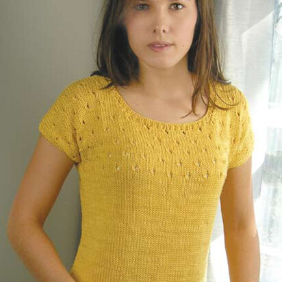 Sunny Tee in Knit One Crochet Too Nautika - 2014 - Downloadable PDF