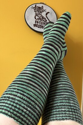 Custom Knee Sock Recipe