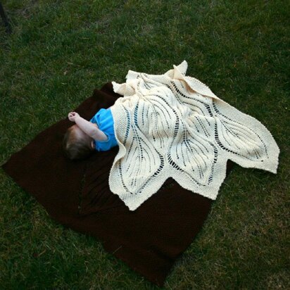 Baby Falling Leaves Blanket