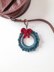 Mini Christmas Wreath Decoration & Bag Charm