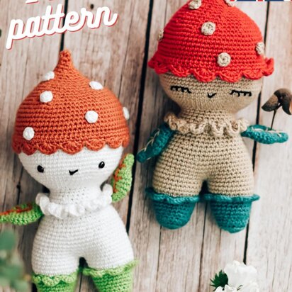 Crochet pattern Pilz the mushroom