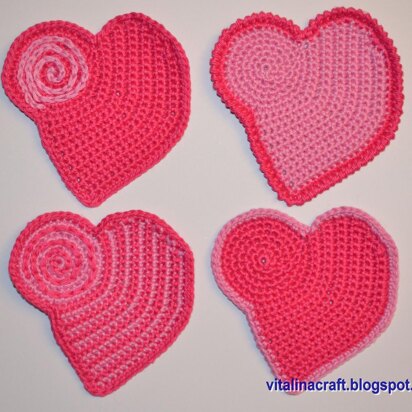 Valentine Hearts Coasters