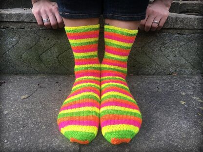 The Best Self-Striping Ribbed Socks in the World