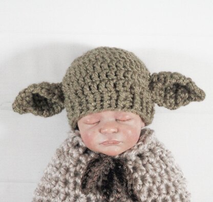 Baby Yoda Crochet Hat Baby Yoda Hat Newborn Hat Newborn Hat -  Denmark